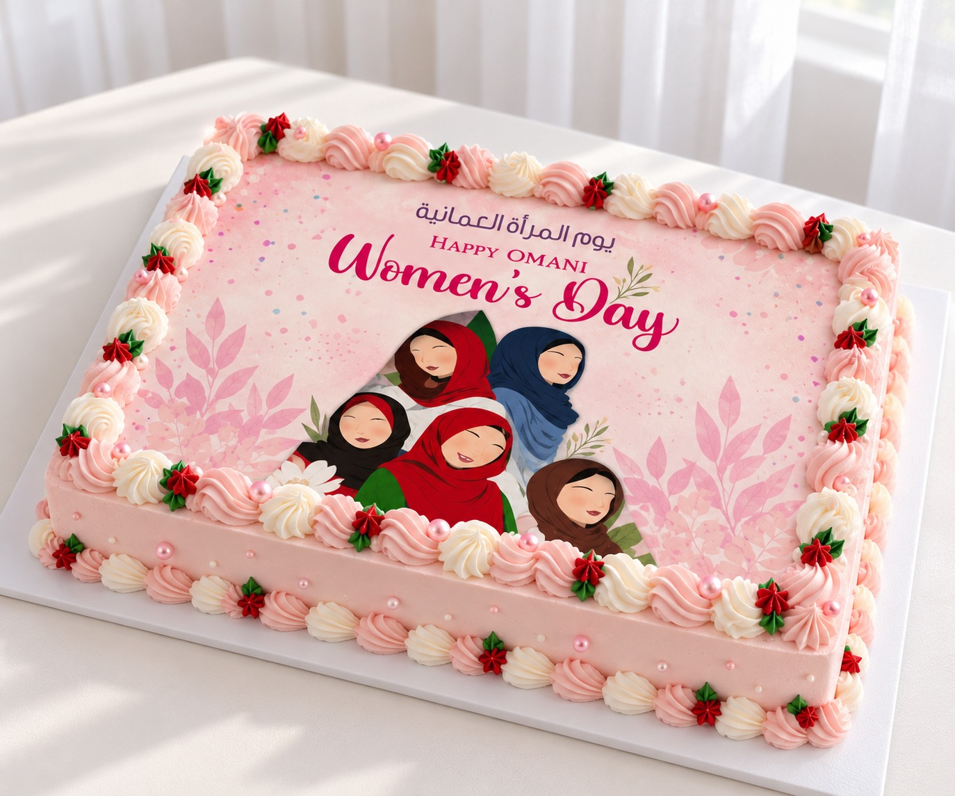 Omani Women’s Day celebration cake 1